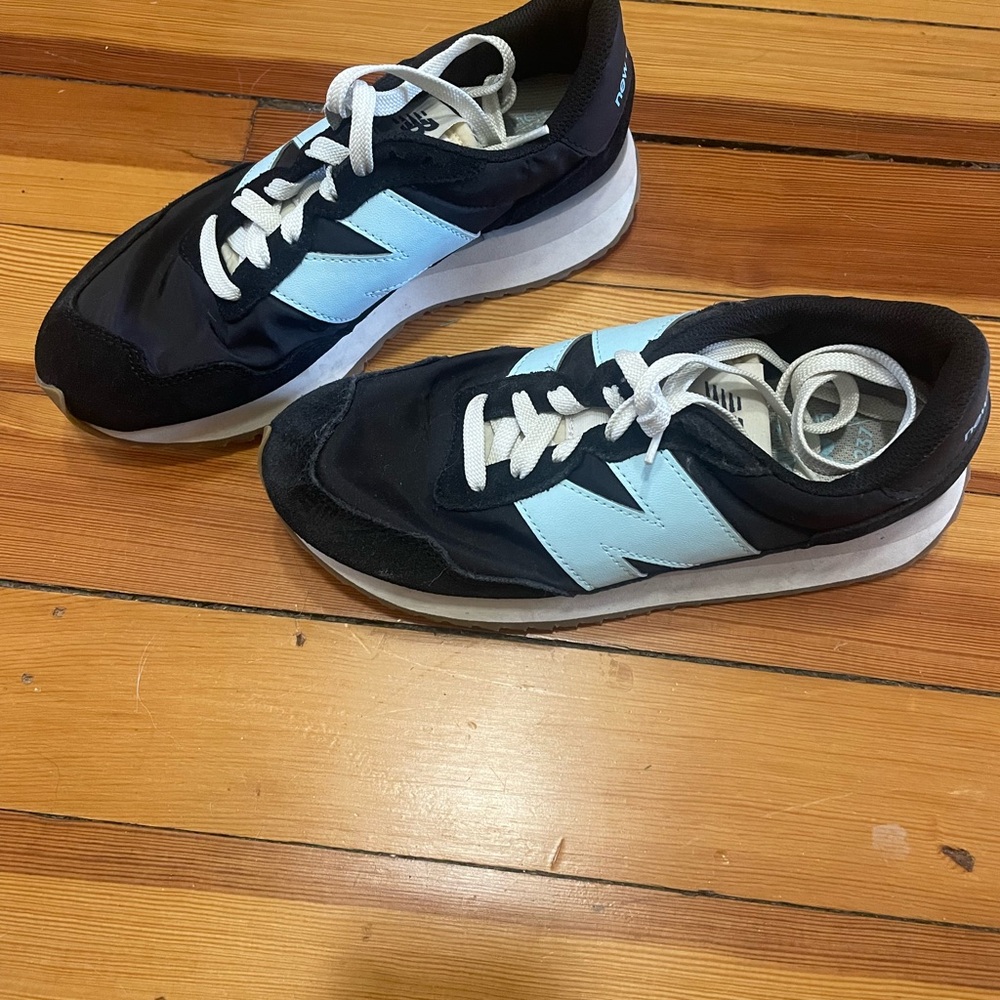 Women’s Black and Blue Athletic Shoes